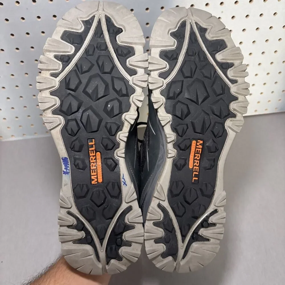 Merrell Capra Bolt Hiking Shoes Mens Sz 10.5 Black Waterproof Sneakers Outdoors